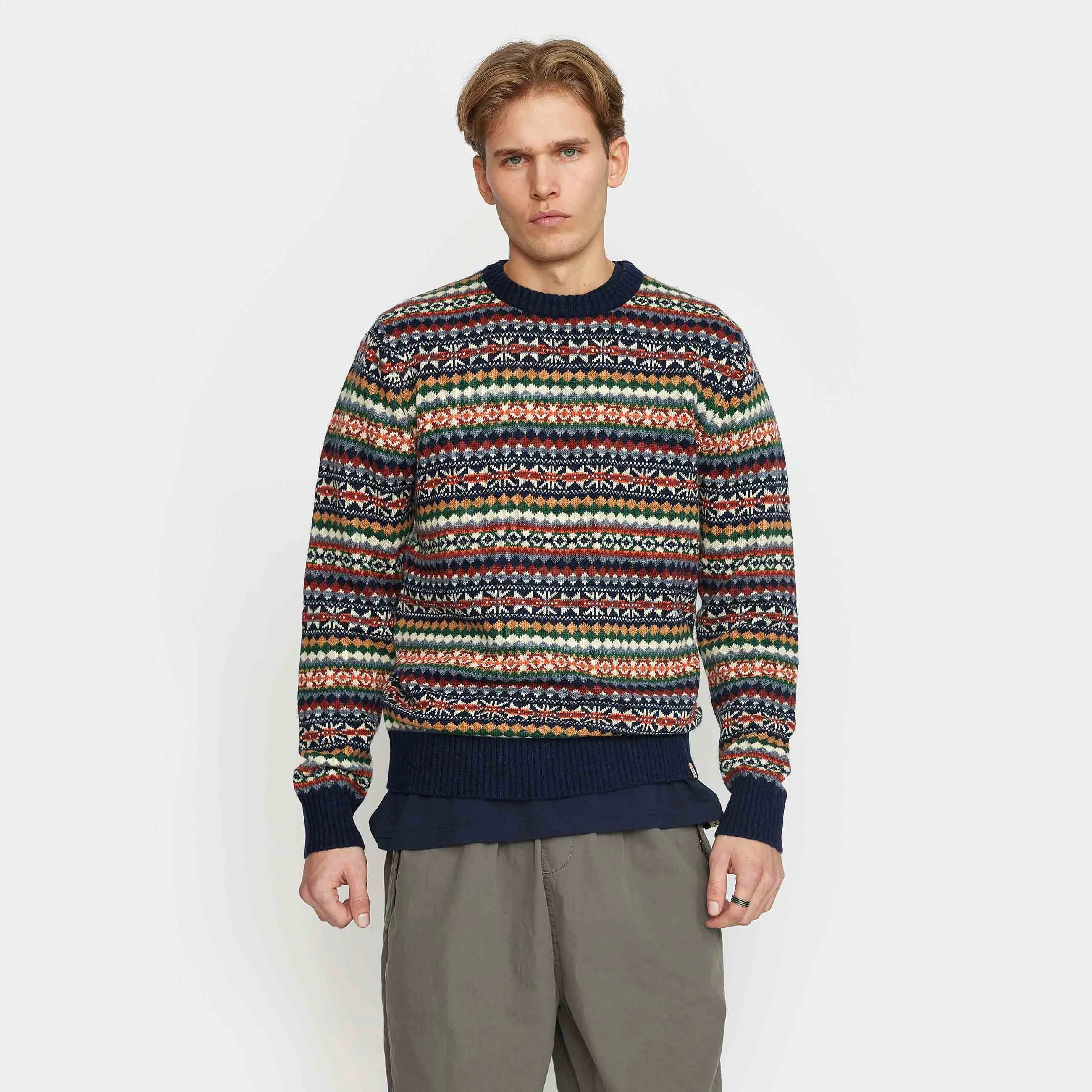 Knit Sweater / 6588 - Navy sold by Revolution