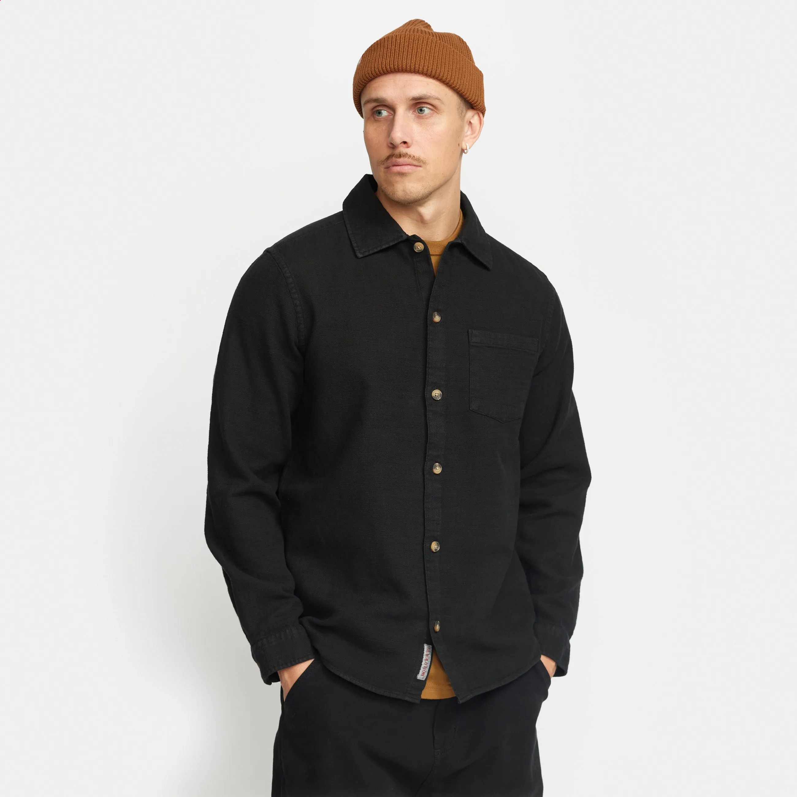 Casual Shirt / 3997 - Black sold by Revolution