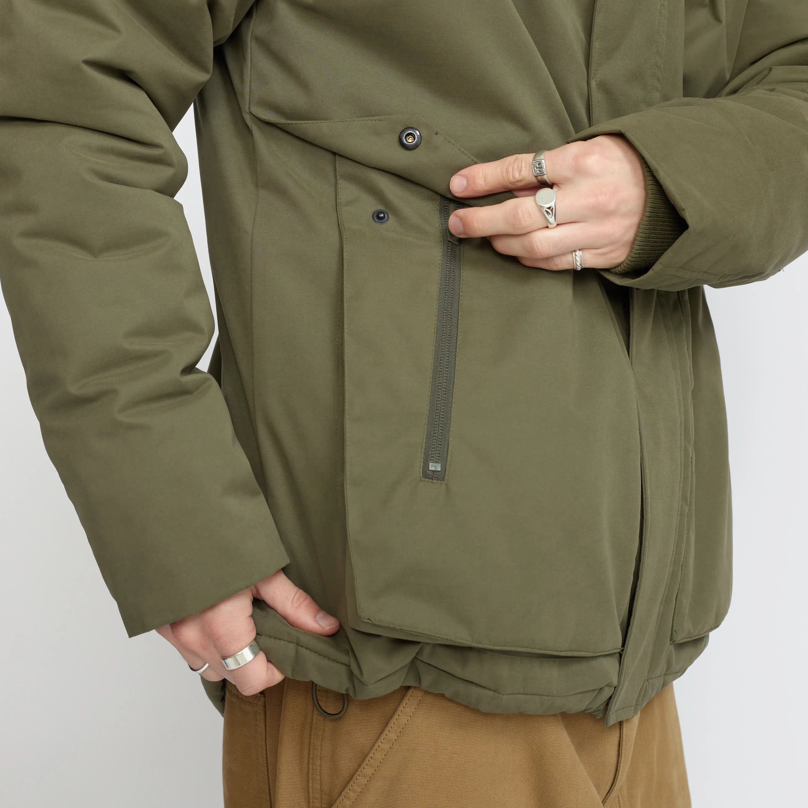 Padded Hiker Jacket / 7849 - Army sold by Revolution product image thumbnail 4