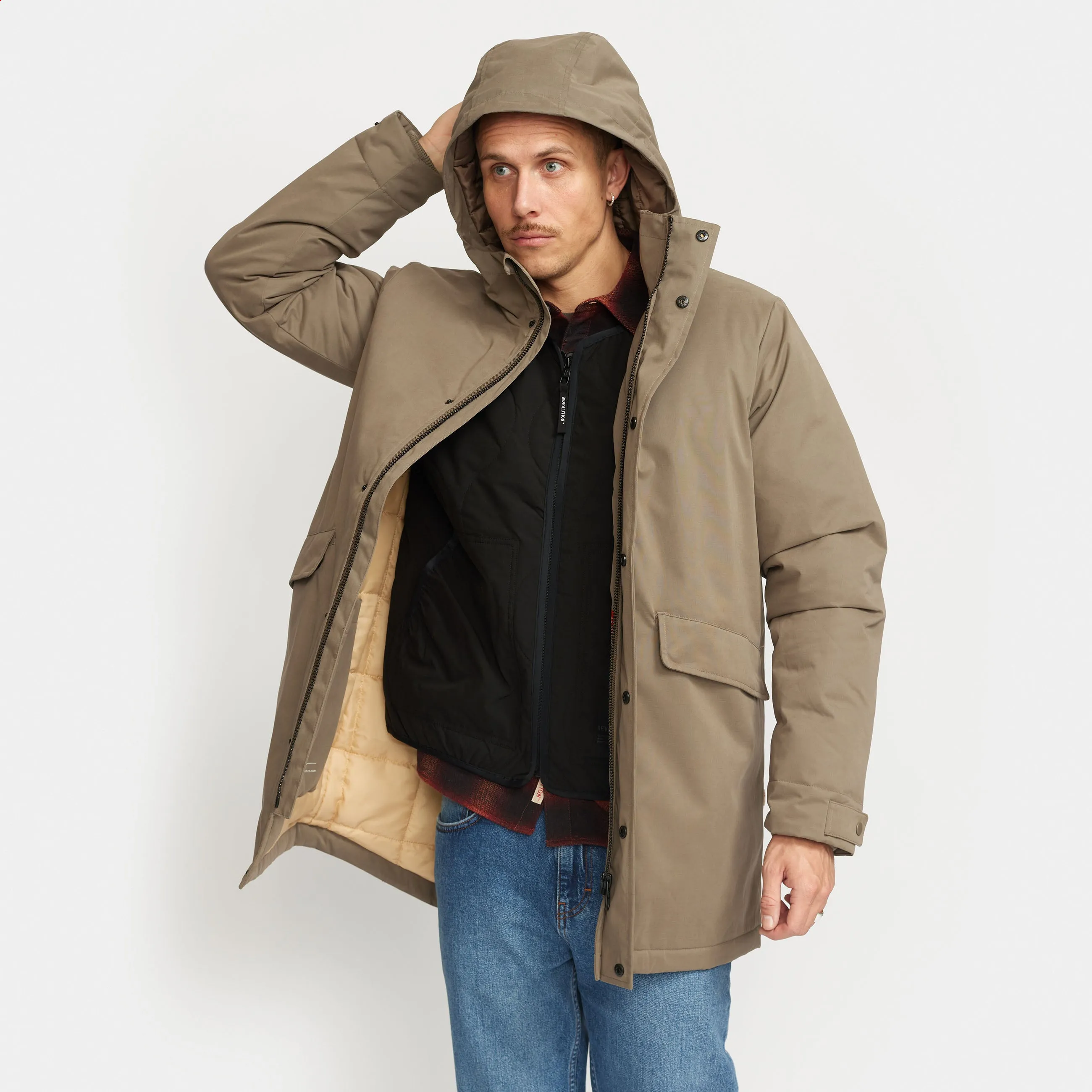 City Parka / 7848 - Grey sold by Revolution product image thumbnail 3