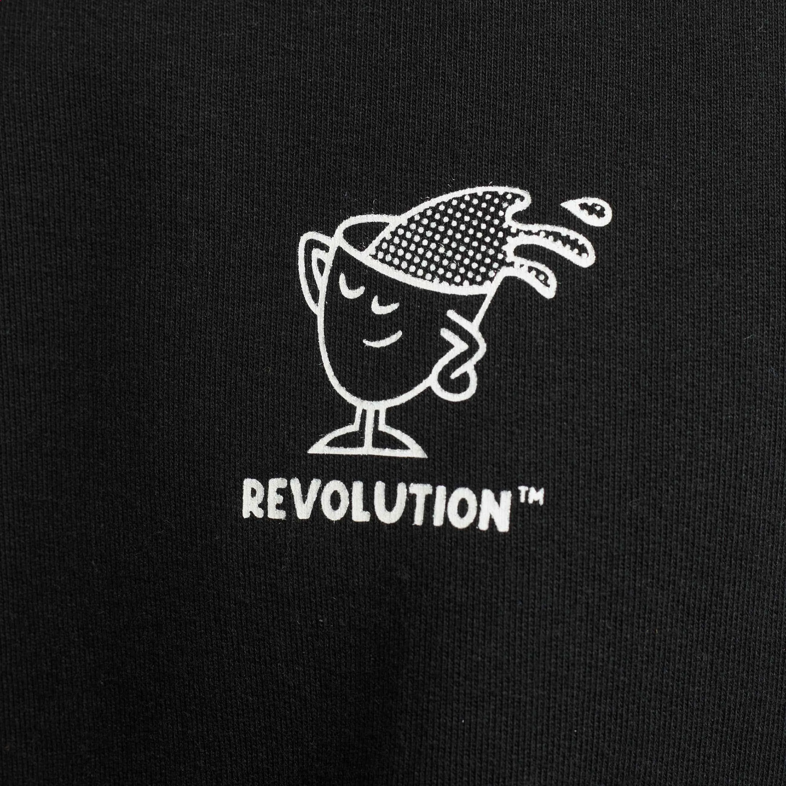Printed Crewneck / 2780 WAK - Black sold by Revolution product image thumbnail 3