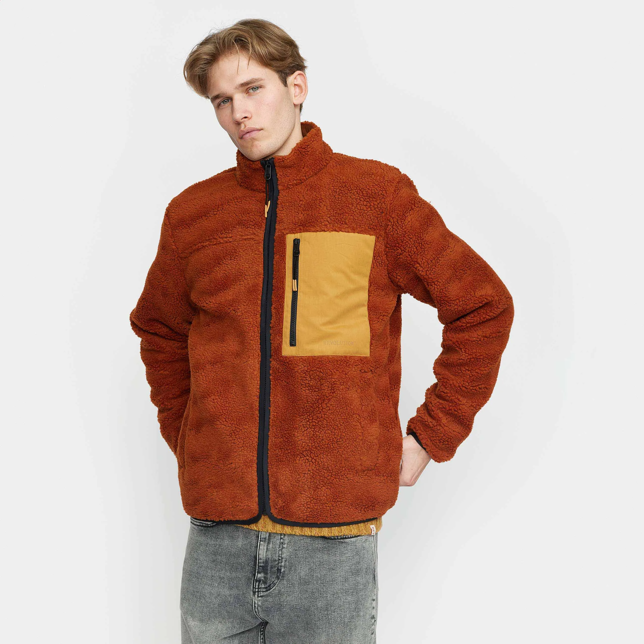 Pocket Teddy Jacket / 7816 - Orange sold by Revolution product image thumbnail 2