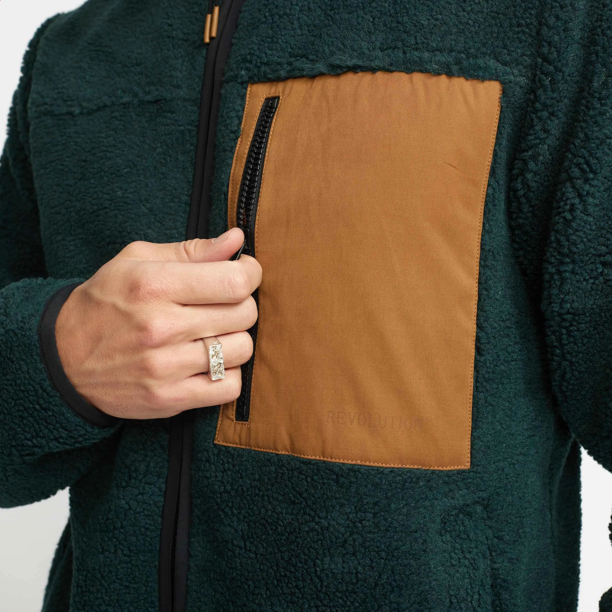 Pocket Teddy Jacket / 7816 - Darkgreen sold by Revolution product image thumbnail 4