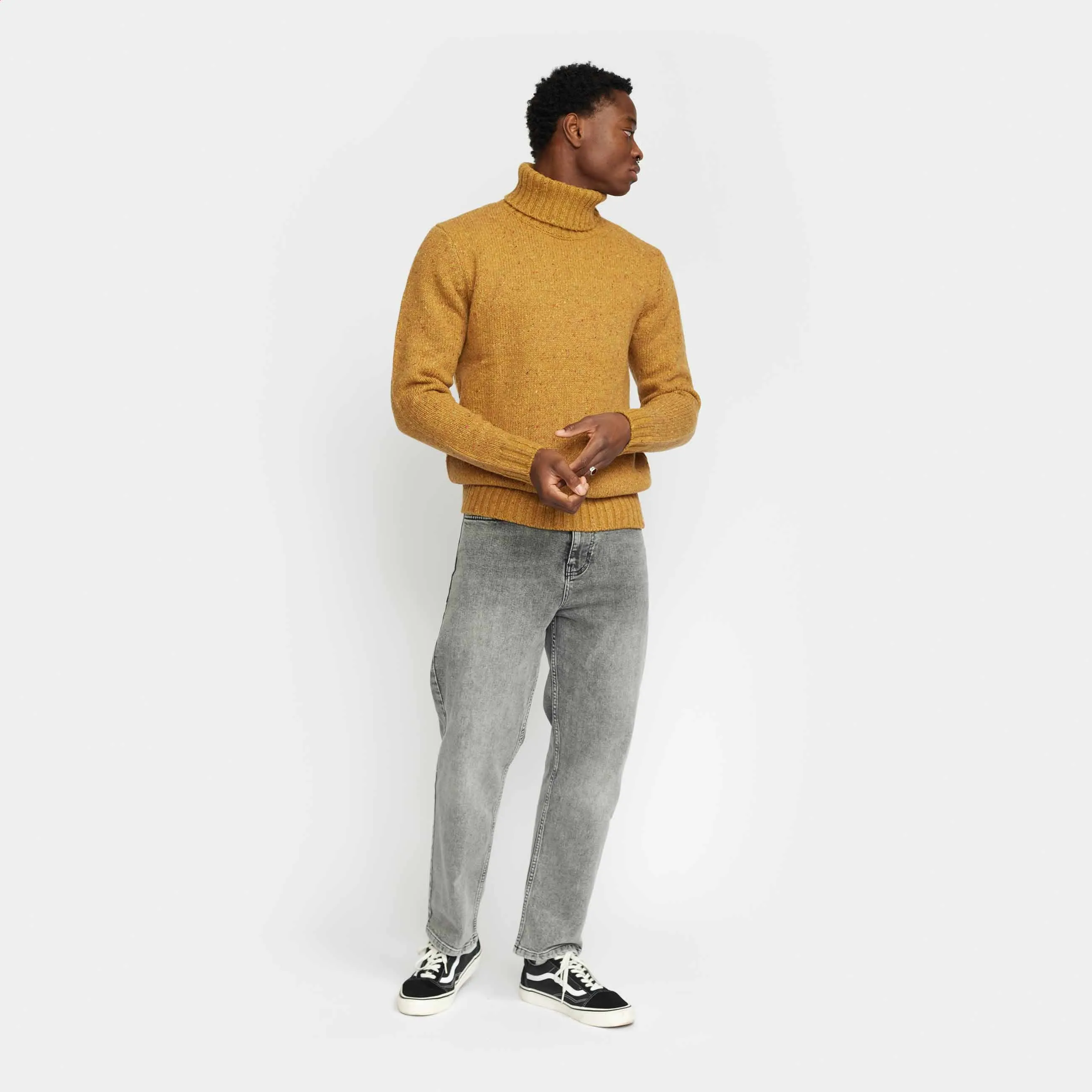 High-neck Sweather / 6568 - Yellow sold by Revolution product image thumbnail 2