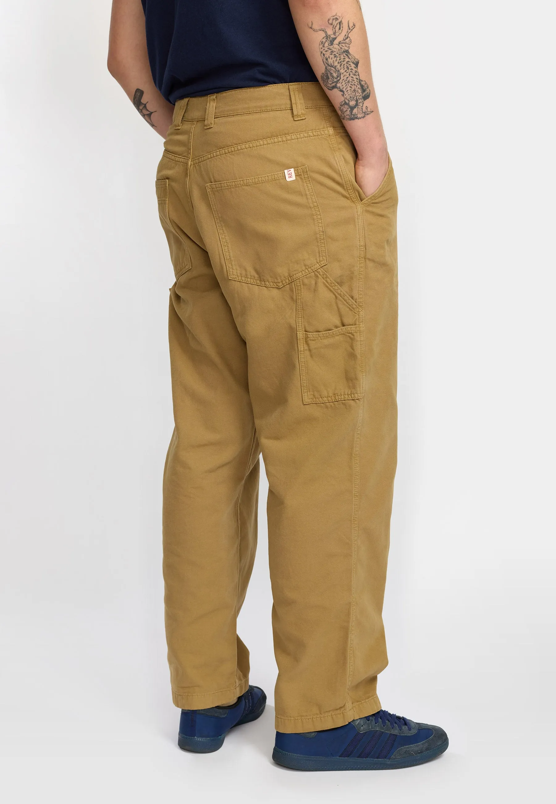 Wide Worker Trousers / 5889 - Darkkhaki sold by Revolution product image thumbnail 2