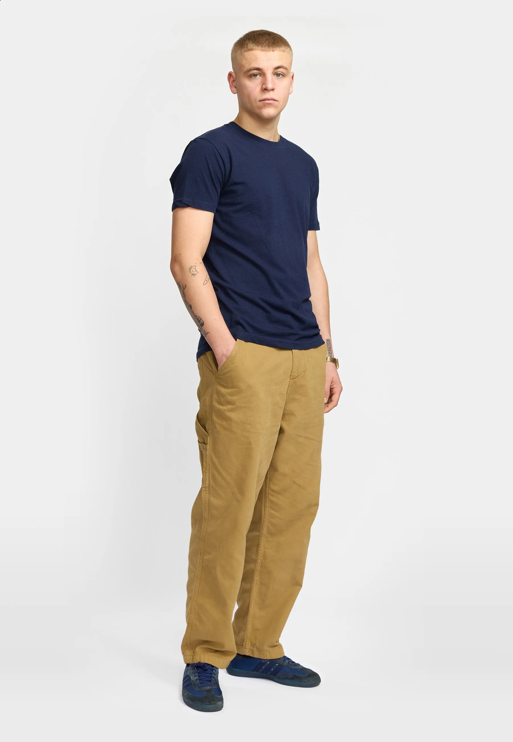 Wide Worker Trousers / 5889 - Darkkhaki sold by Revolution product image thumbnail 4