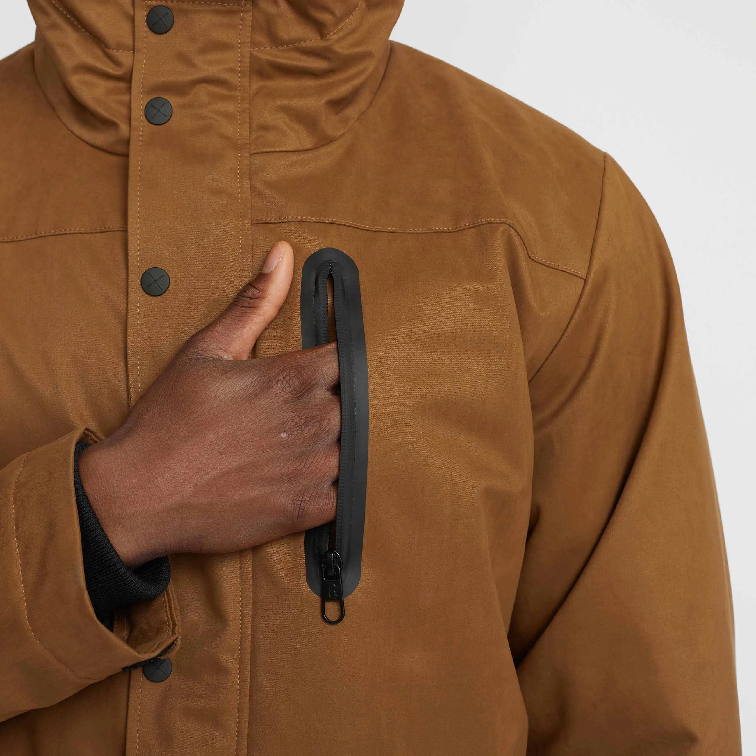 Outdoor Parka / 7443 - Brown sold by Revolution product image thumbnail 5