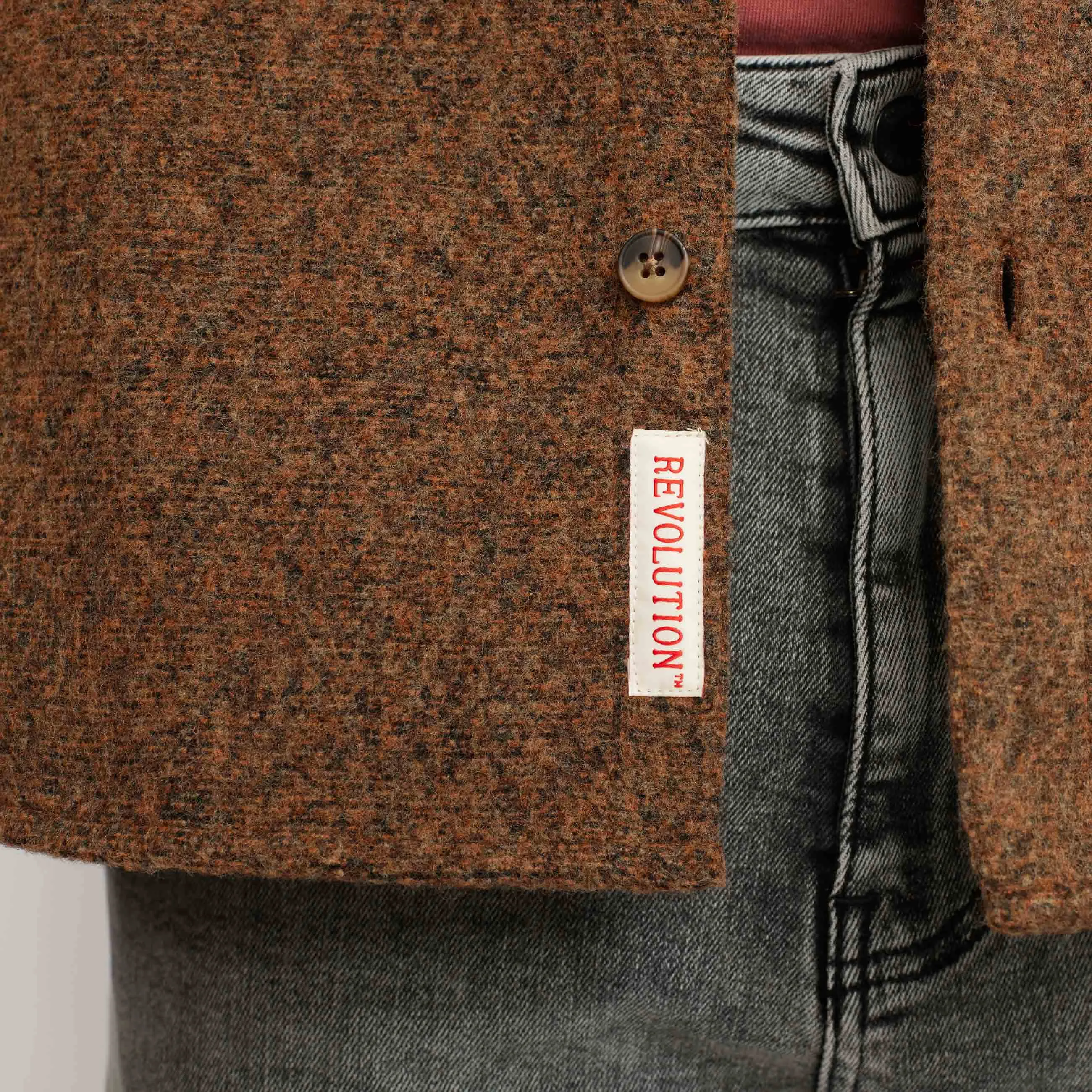 Utility Overshirt / 3144 - Brown sold by Revolution product image thumbnail 4