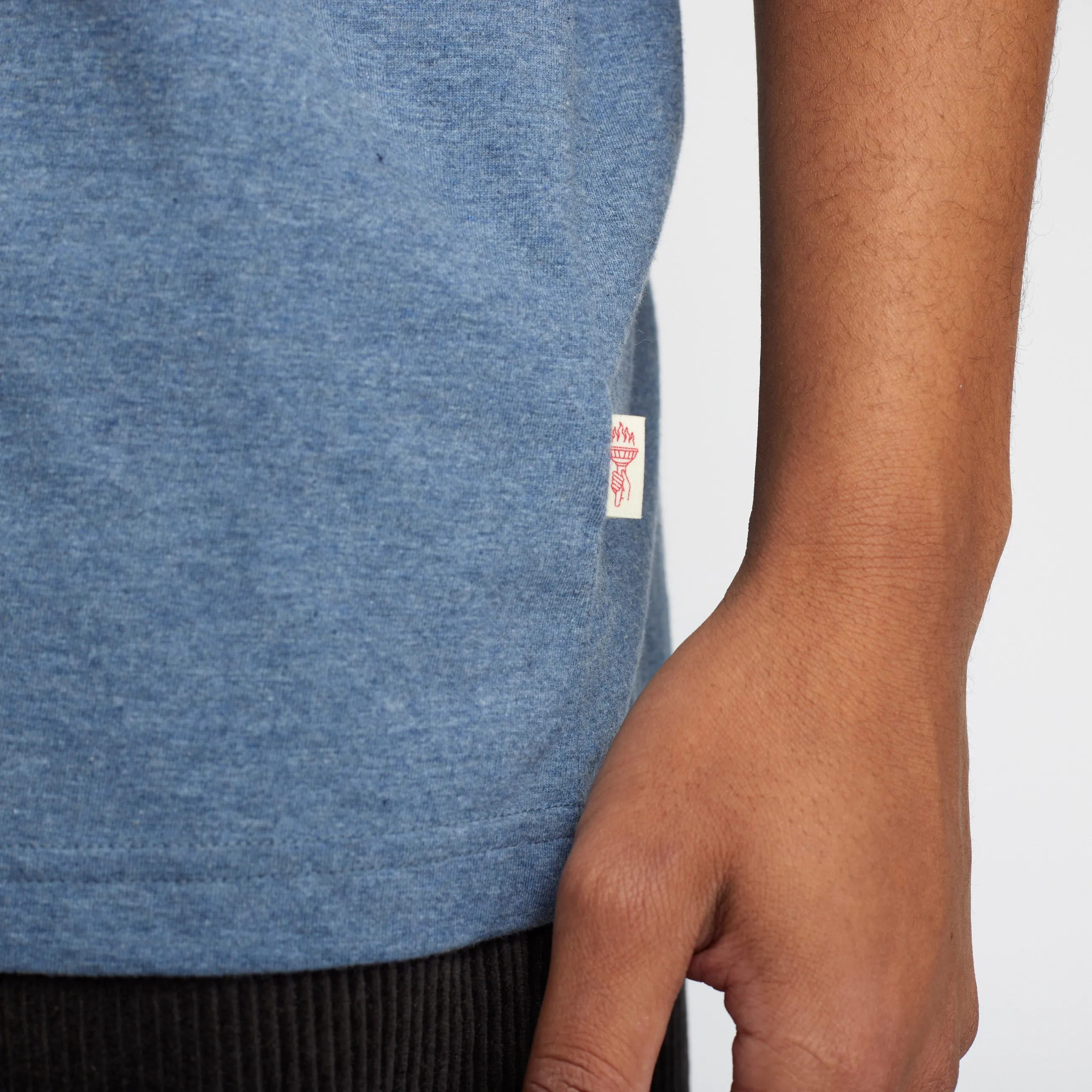 Regular T-shirt / 1051 - Darkblue-melange sold by Revolution product image thumbnail 4