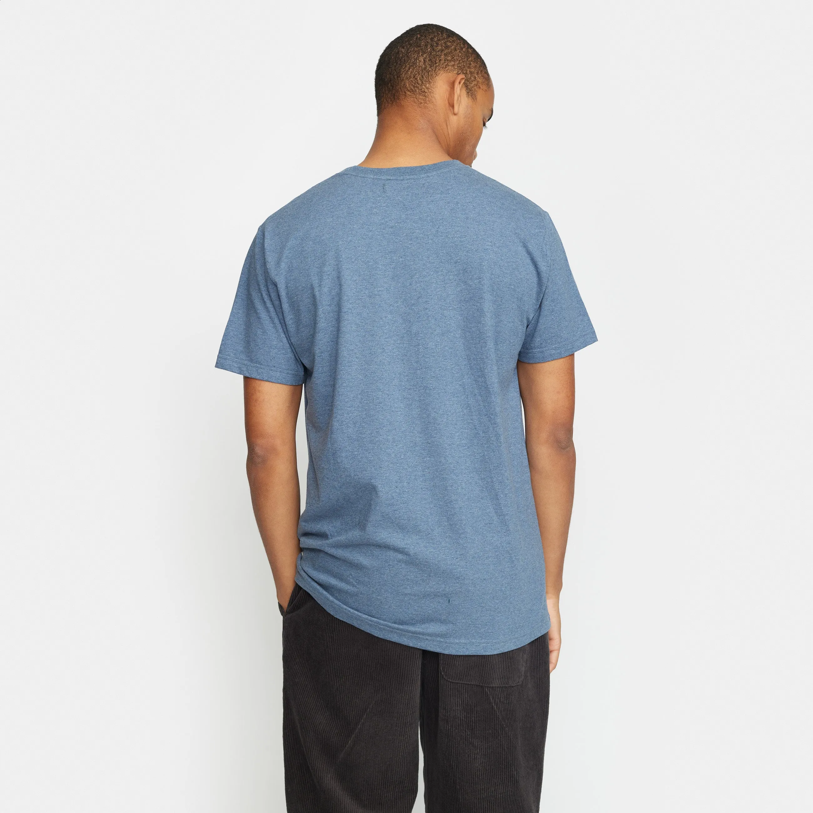 Regular T-shirt / 1051 - Darkblue-melange sold by Revolution product image thumbnail 3