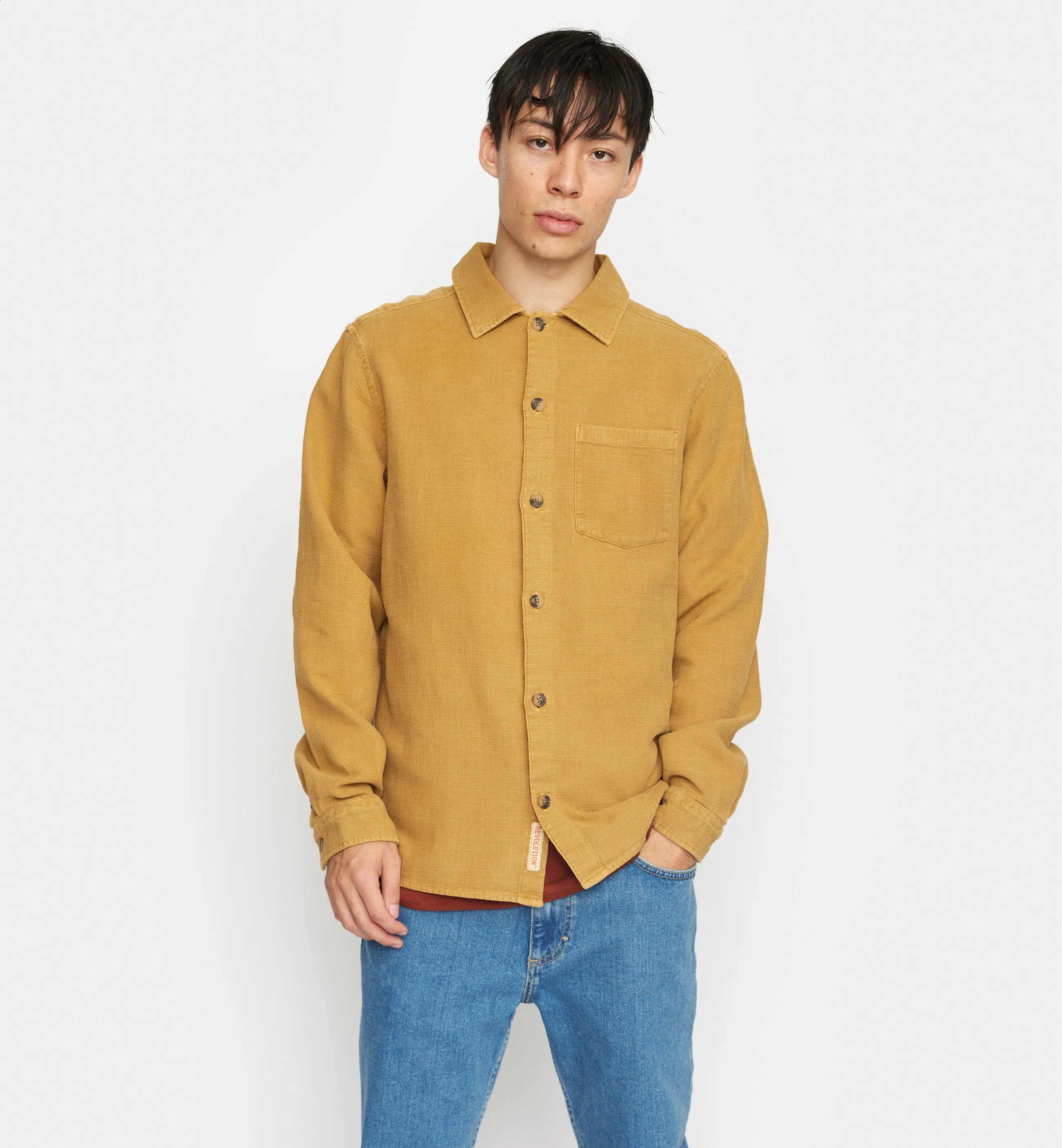 Casual Shirt / 3997 - Darkyellow sold by Revolution