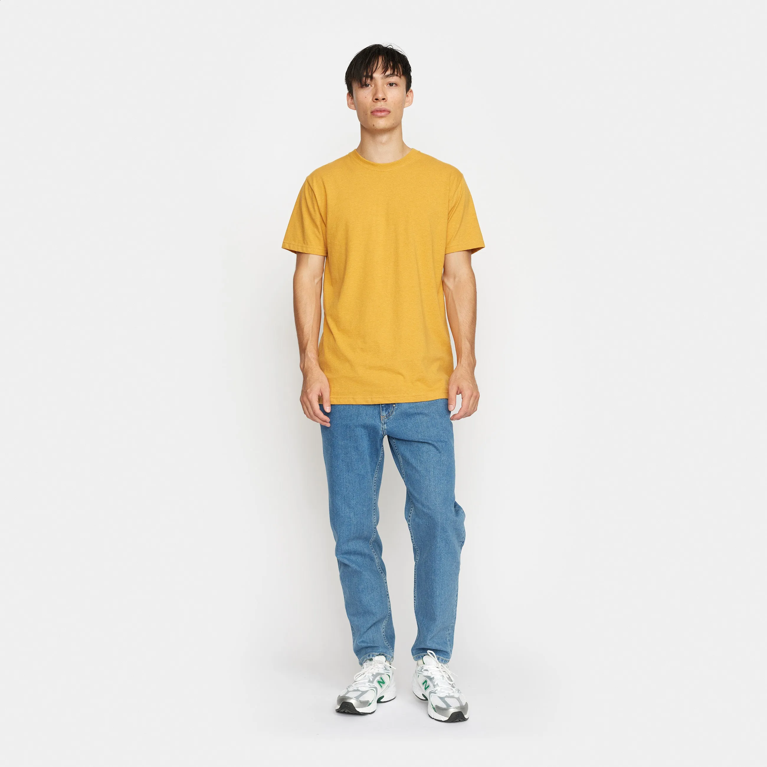 Regular T-shirt / 1051 - Yellow-melange sold by Revolution product image thumbnail 3
