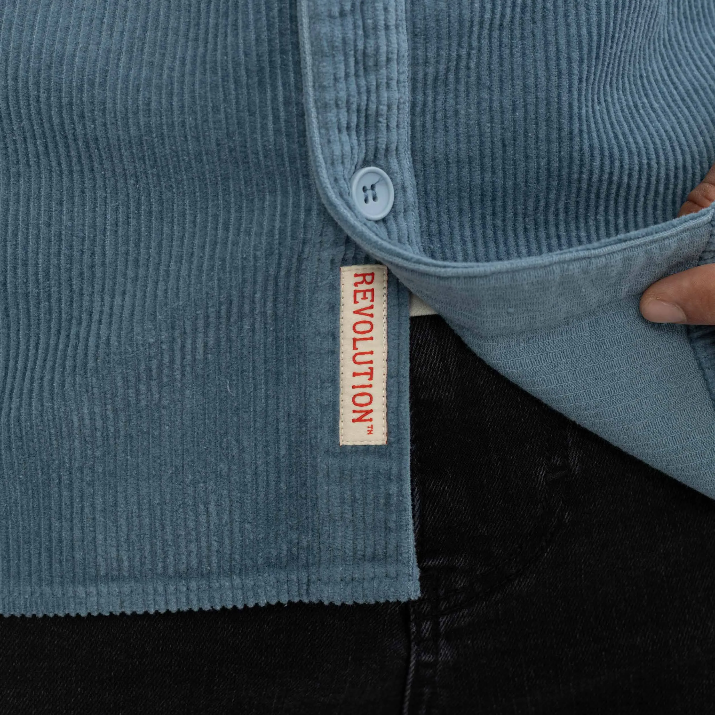 Utility Overshirt / 3776 - Dustblue sold by Revolution product image thumbnail 4