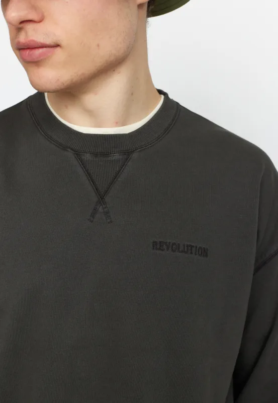 Application Sweatshirt / 2727 REV - Black sold by Revolution