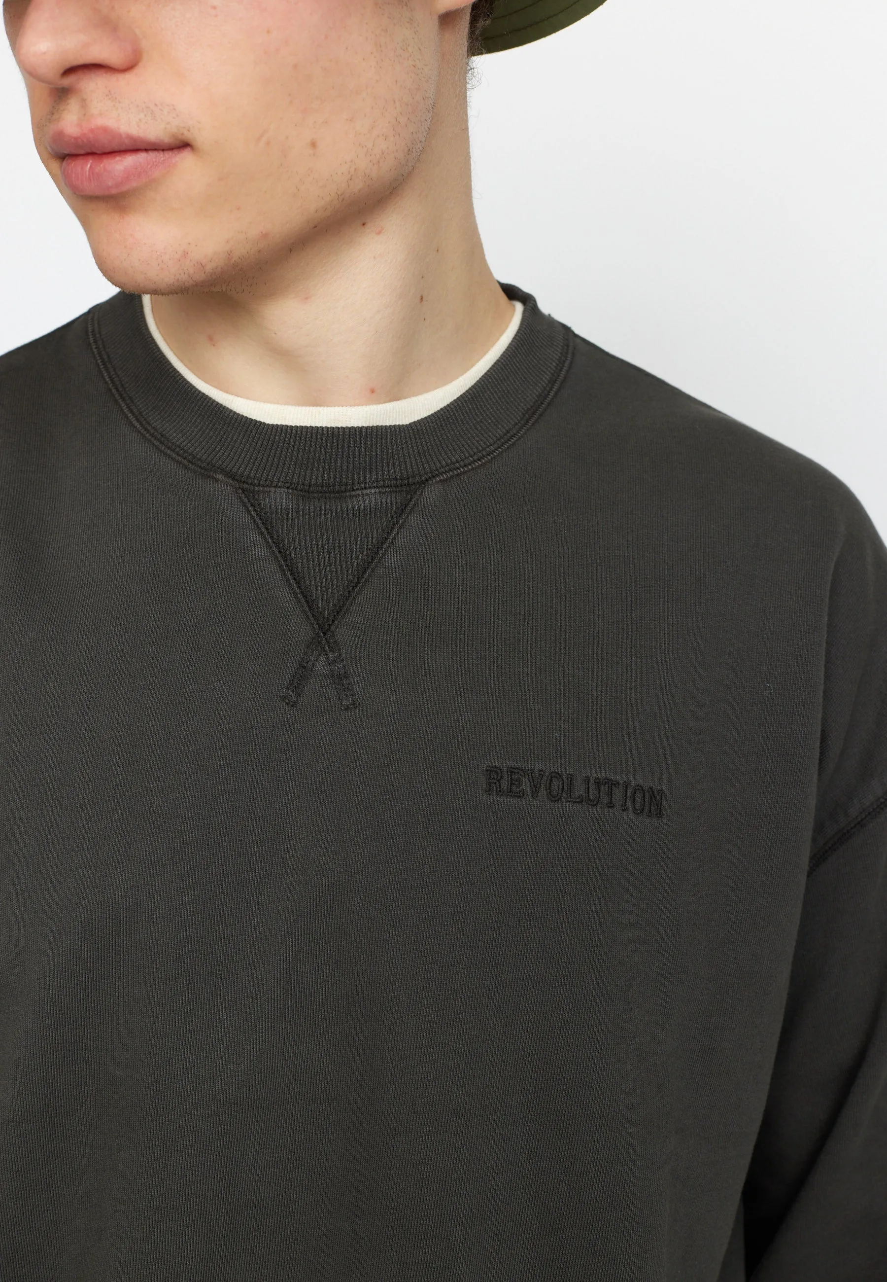 Application Sweatshirt / 2727 REV - Black sold by Revolution