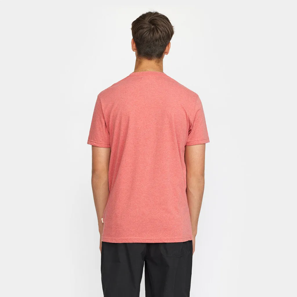 Regular T-shirt / 1051 - Red-melange sold by Revolution product image thumbnail 4