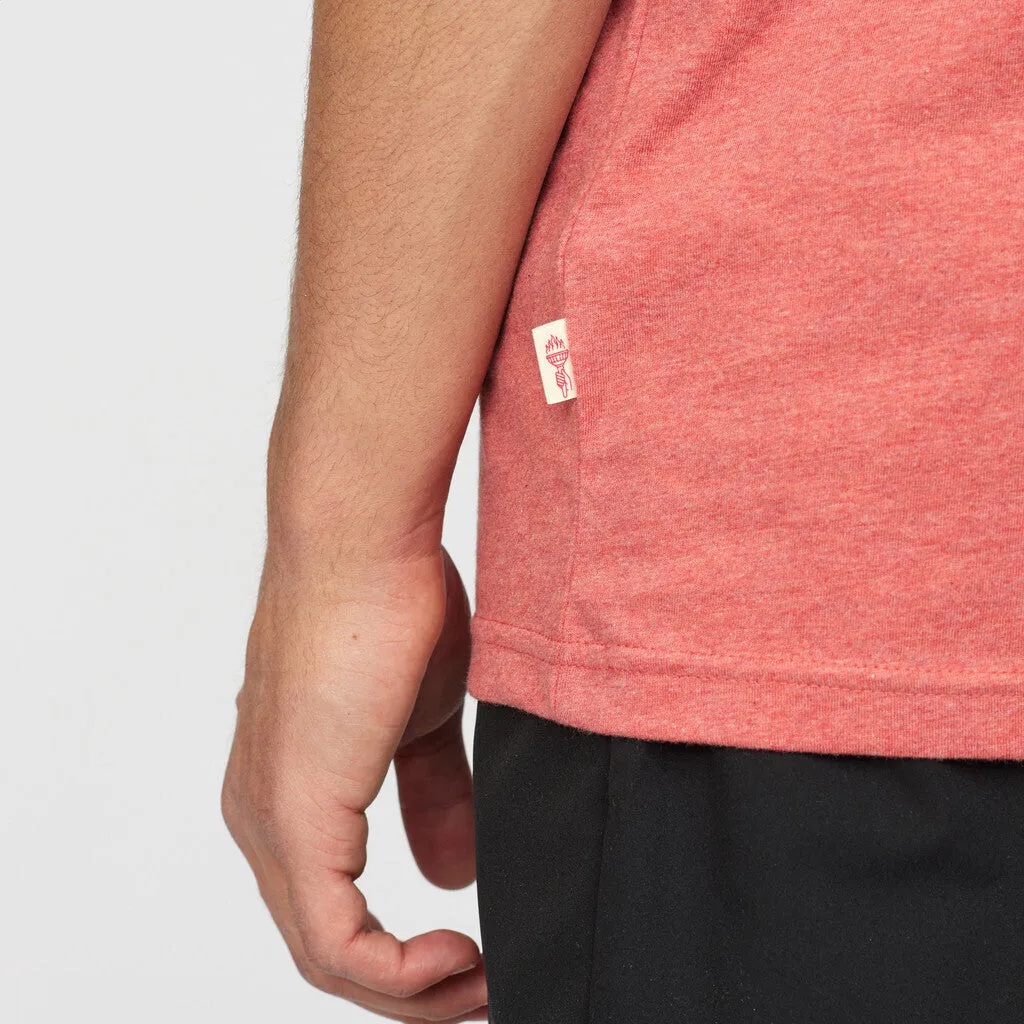 Regular T-shirt / 1051 - Red-melange sold by Revolution product image thumbnail 5