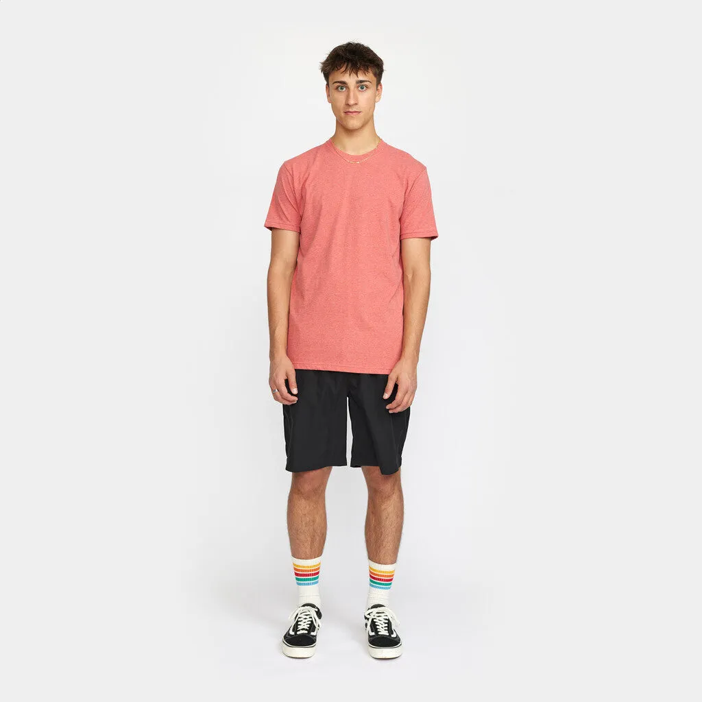 Regular T-shirt / 1051 - Red-melange sold by Revolution product image thumbnail 3