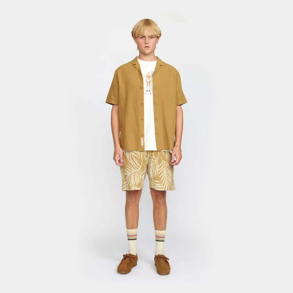 Short-sleeved Cuban Shirt / 3927 - Khaki sold by Revolution product image thumbnail 2