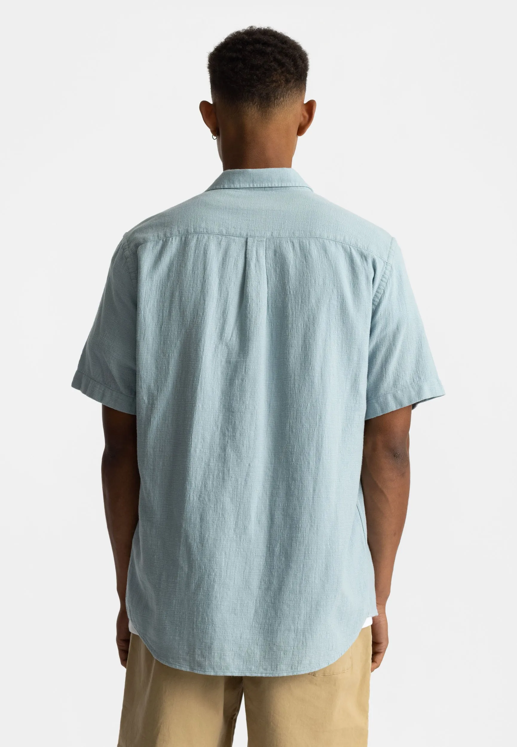 Short-sleeved Cuban Shirt / 3927 - Lightblue sold by Revolution product image thumbnail 3