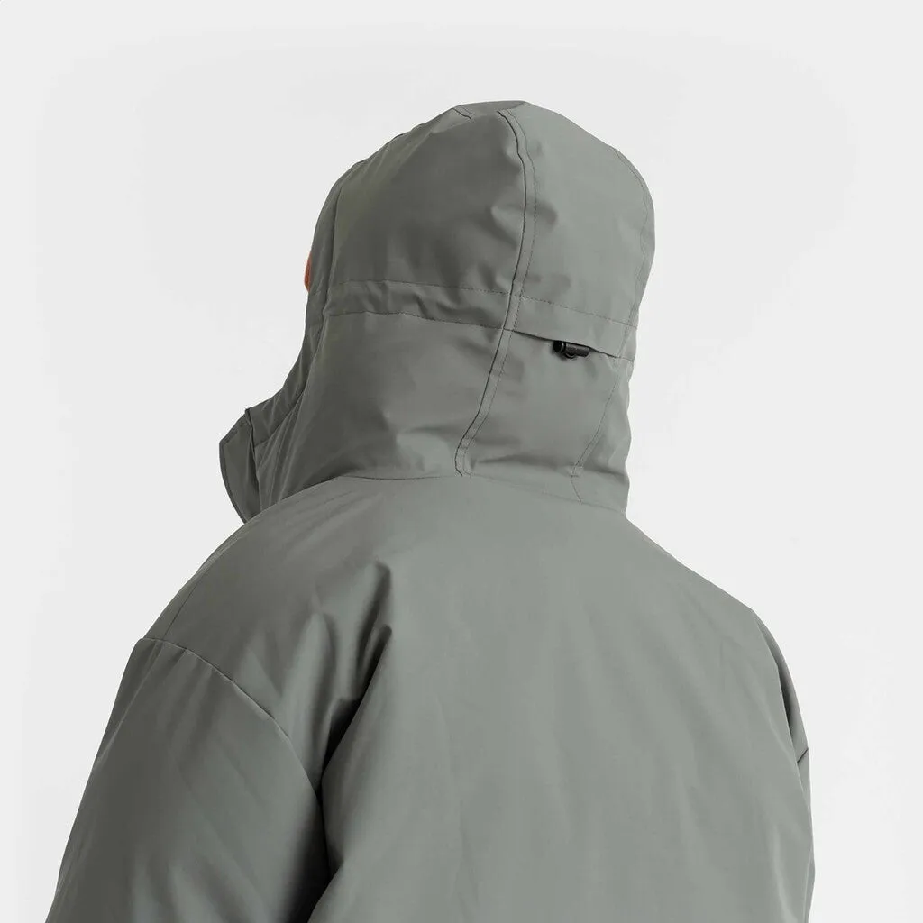 Long Puffer Jacket / 7796 - Grey sold by Revolution product image thumbnail 3