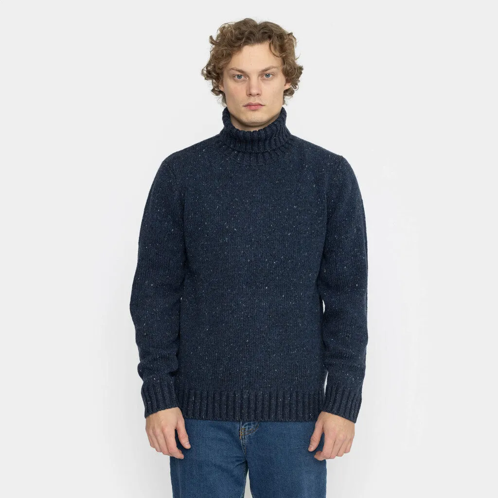 High-neck Sweather / 6568 - Navy sold by Revolution