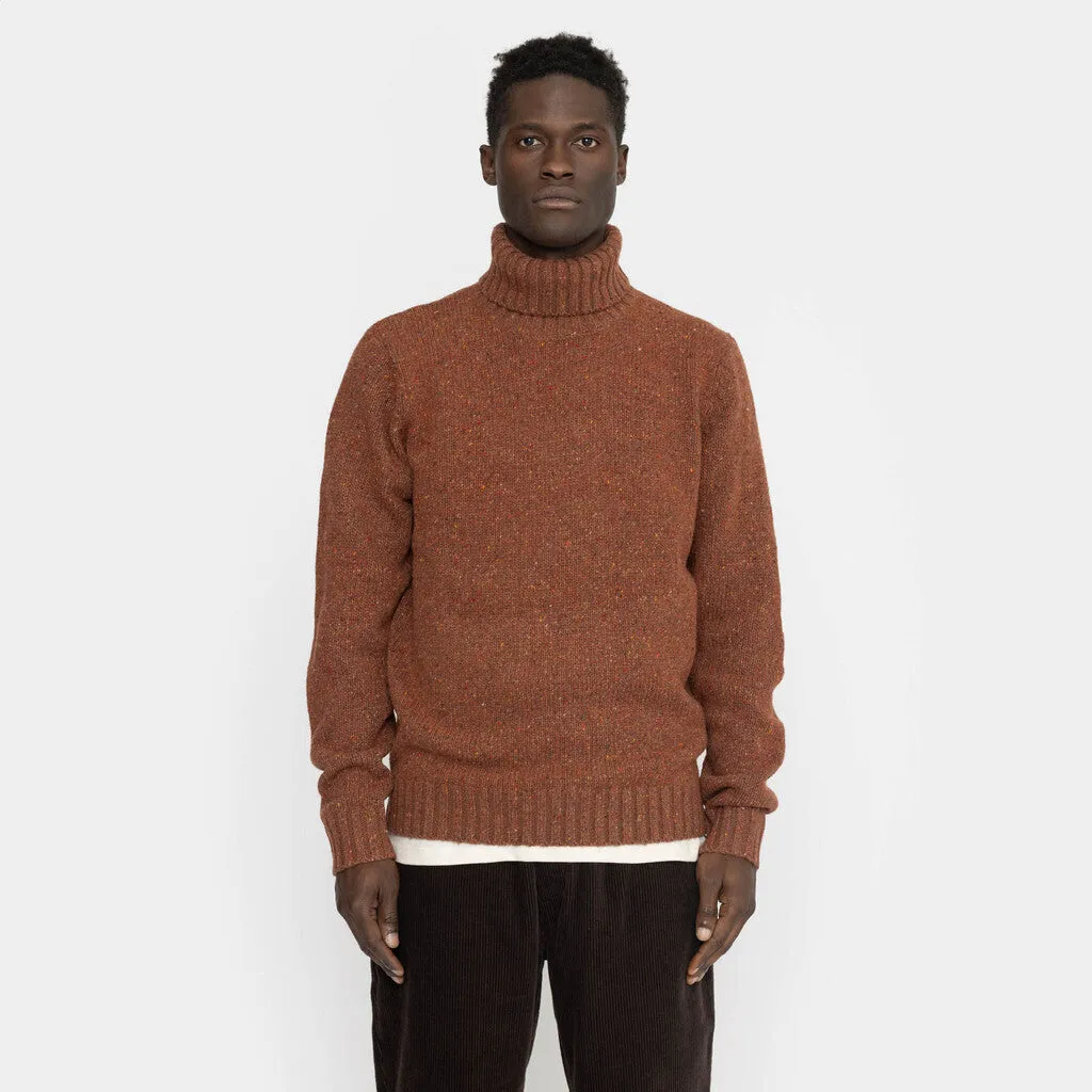 High-neck Sweather / 6568 - Darkred sold by Revolution