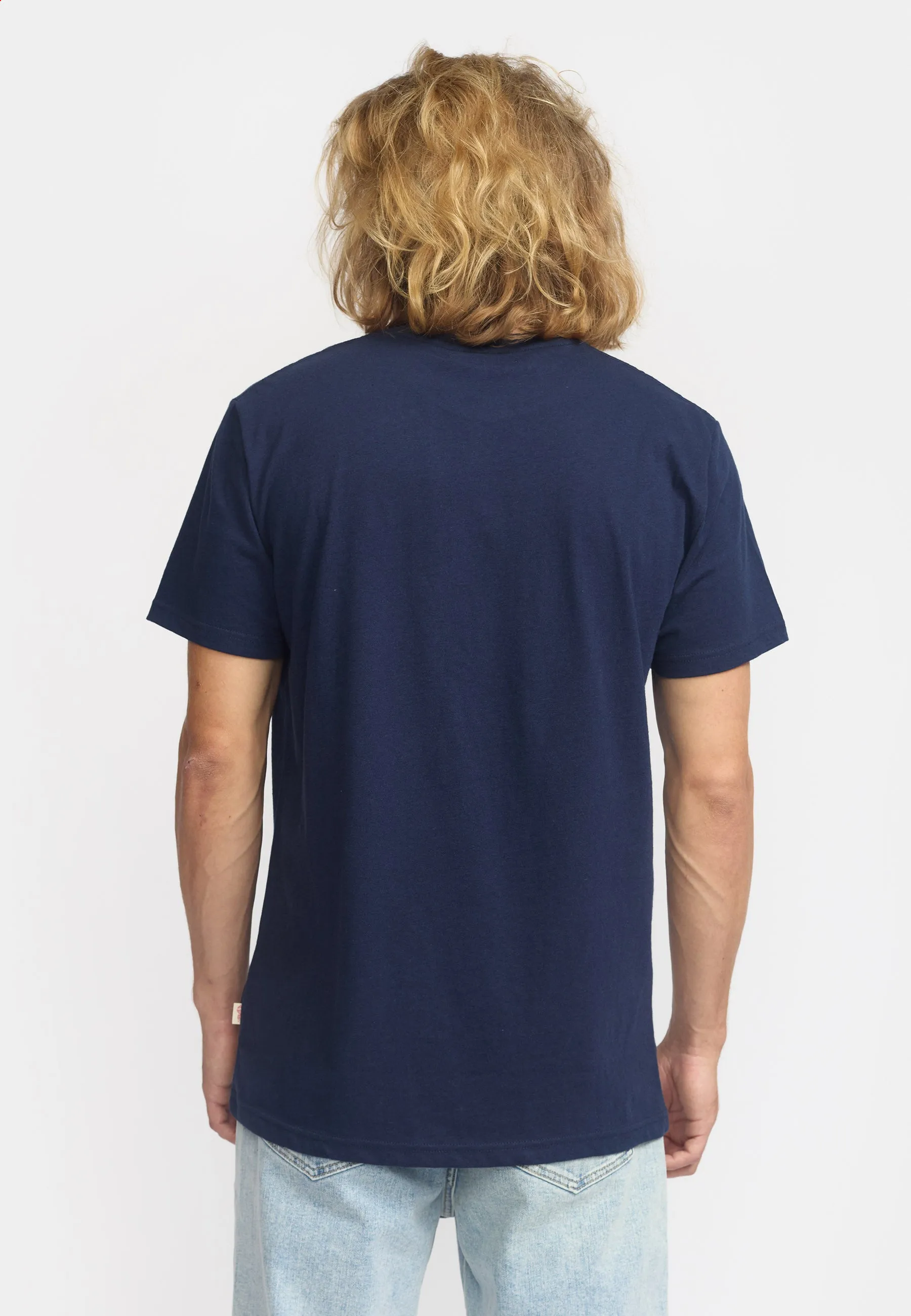 Regular T-shirt / 1051 - Navy-melange sold by Revolution product image thumbnail 2
