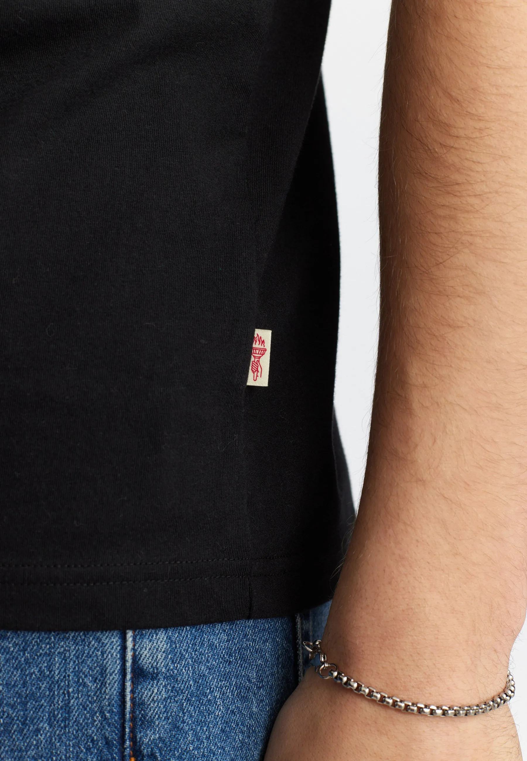 Regular T-shirt / 1051 - Black sold by Revolution product image thumbnail 4