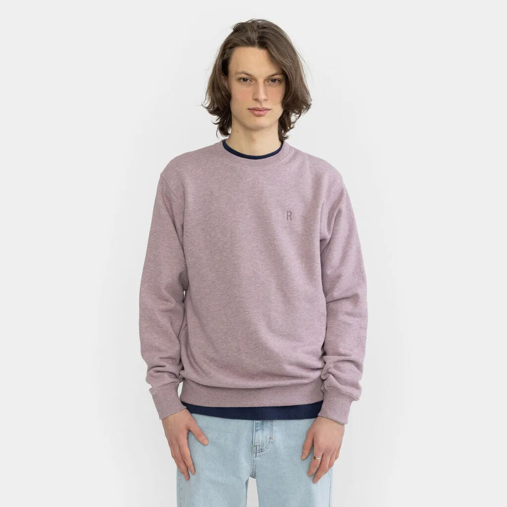 Regular Crewneck / 2062 REV - Purple-melange sold by Revolution