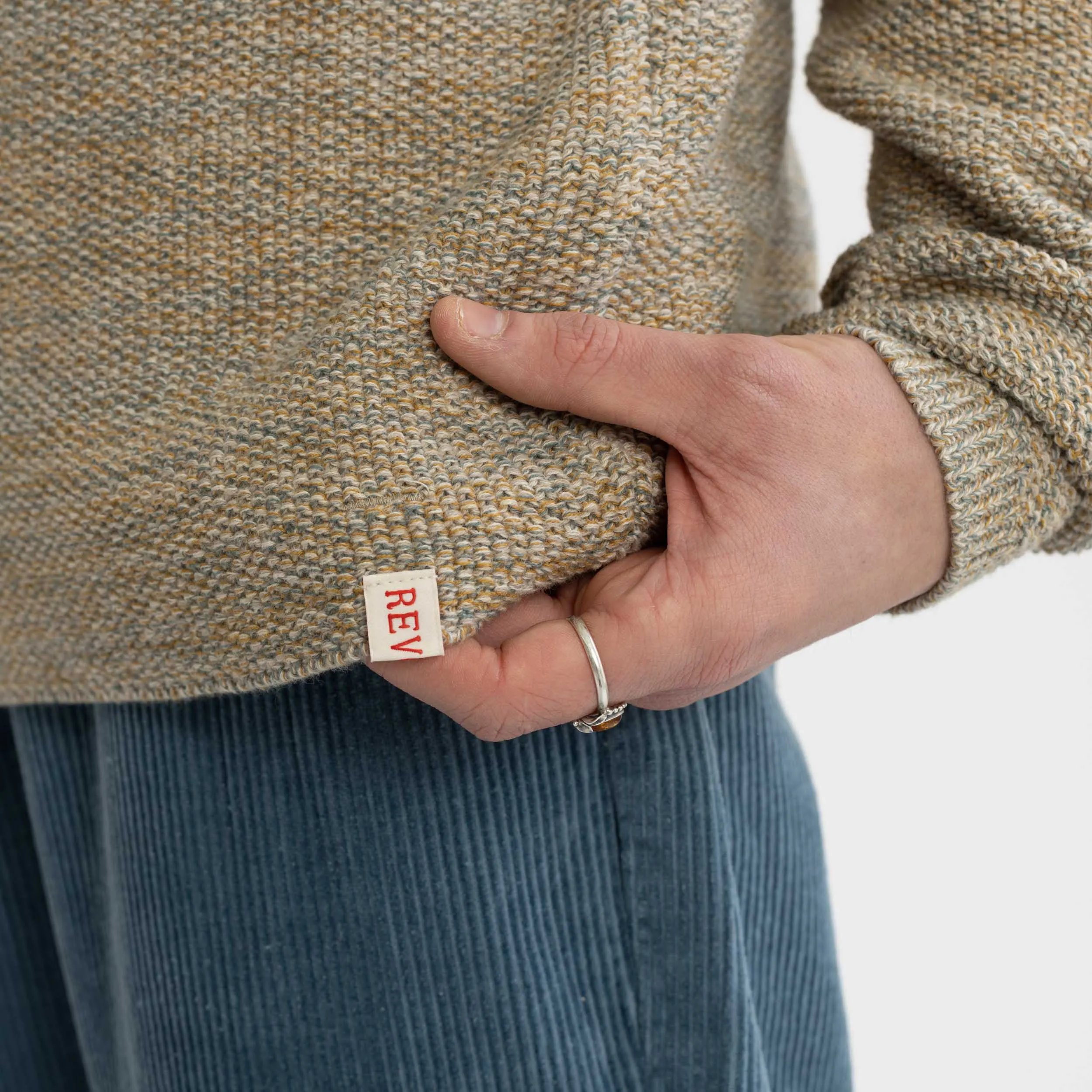 Knit Sweater / 6009 - Khaki sold by Revolution product image thumbnail 5