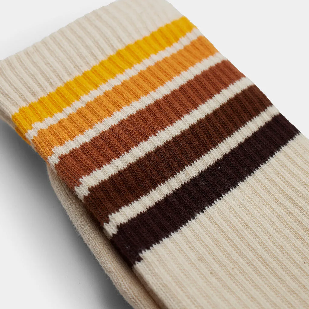 Jaquard Crew Sock / 8908 - Offwhite sold by Revolution product image thumbnail 3