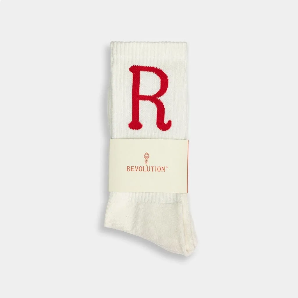 Brand Sock / 8905 - White sold by Revolution