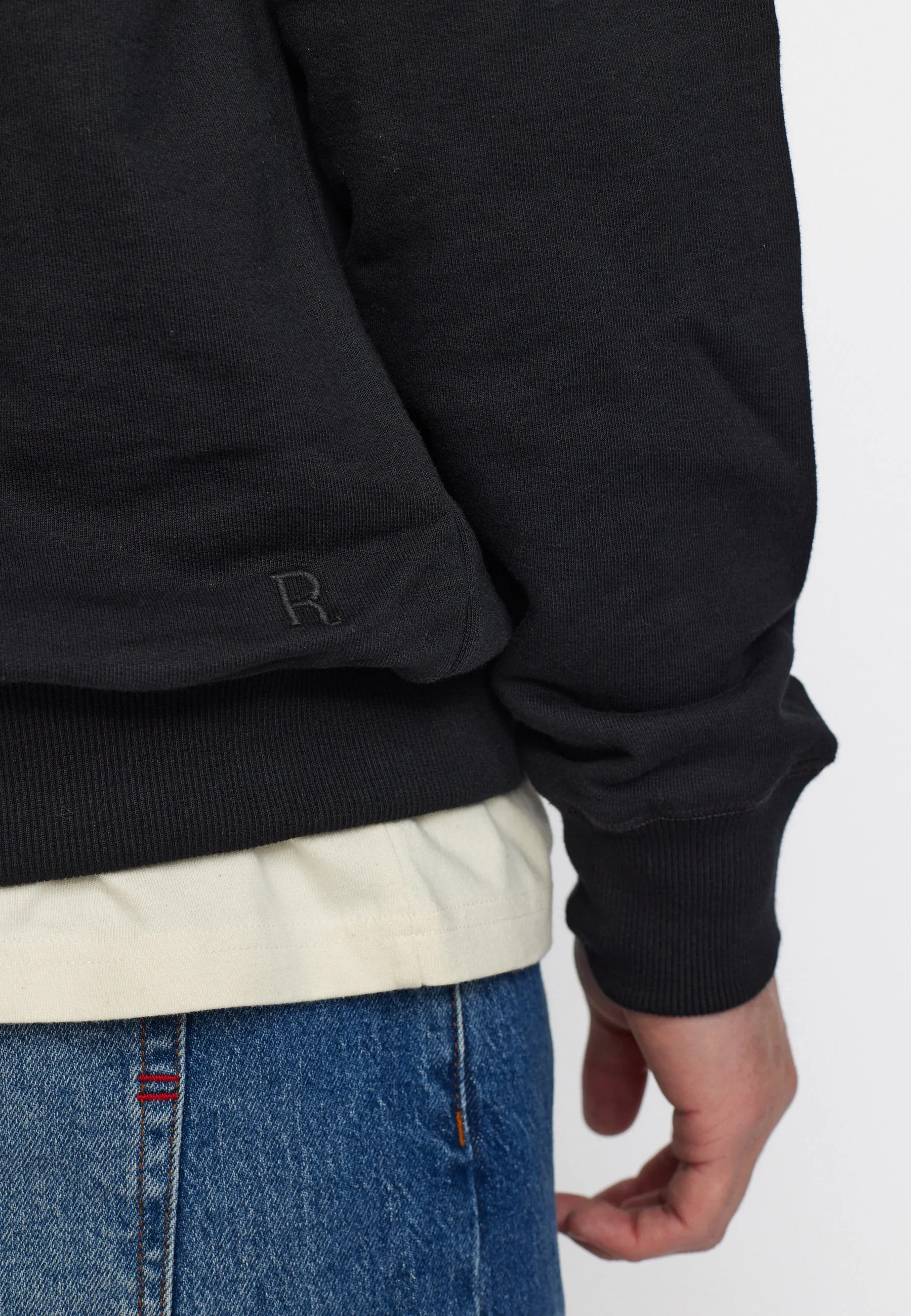 Loose Crewneck / 2060 REV - Black sold by Revolution product image thumbnail 2