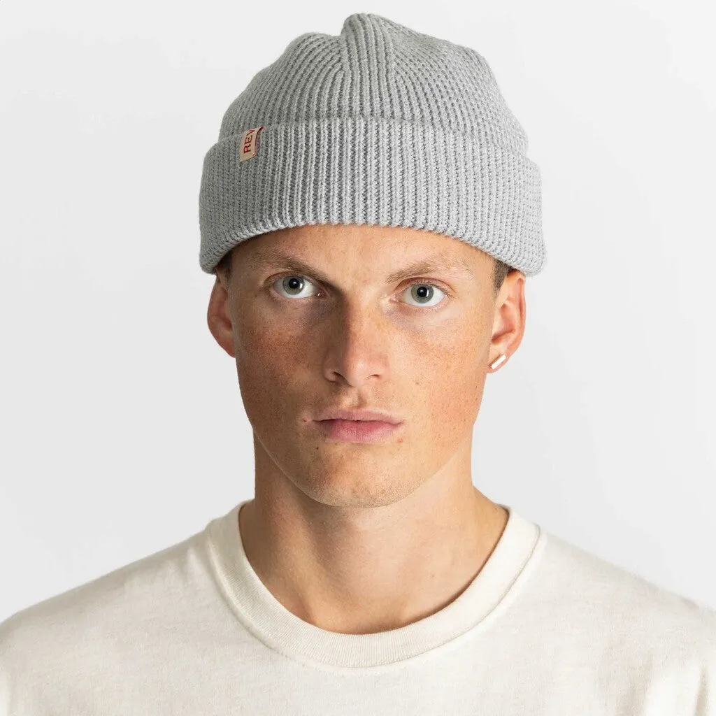 Fisherman Beanie / 9324 - Grey-melange sold by Revolution product image thumbnail 3