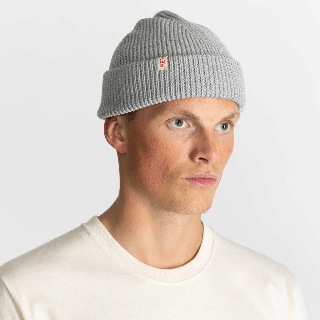 Fisherman Beanie / 9324 - Grey-melange sold by Revolution product image thumbnail 4