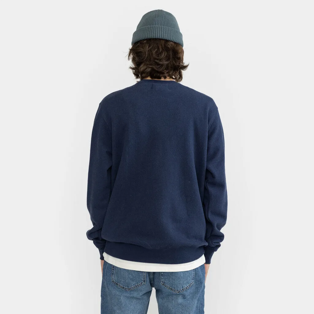 Regular Crewneck / 2062 REV - Navy-melange sold by Revolution product image thumbnail 2