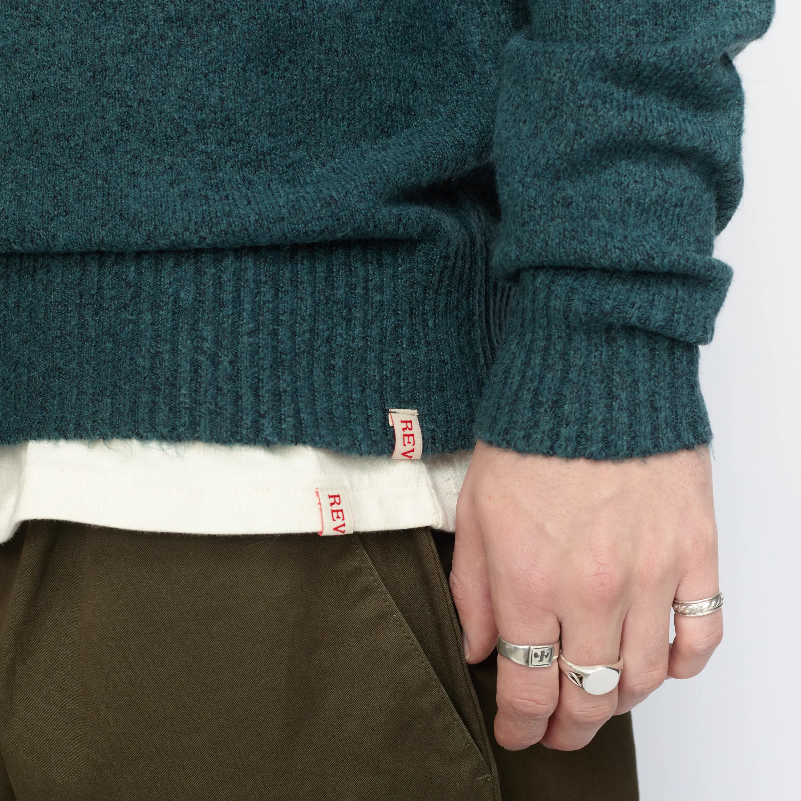 Knit Sweater / 6537 - Green sold by Revolution product image thumbnail 4