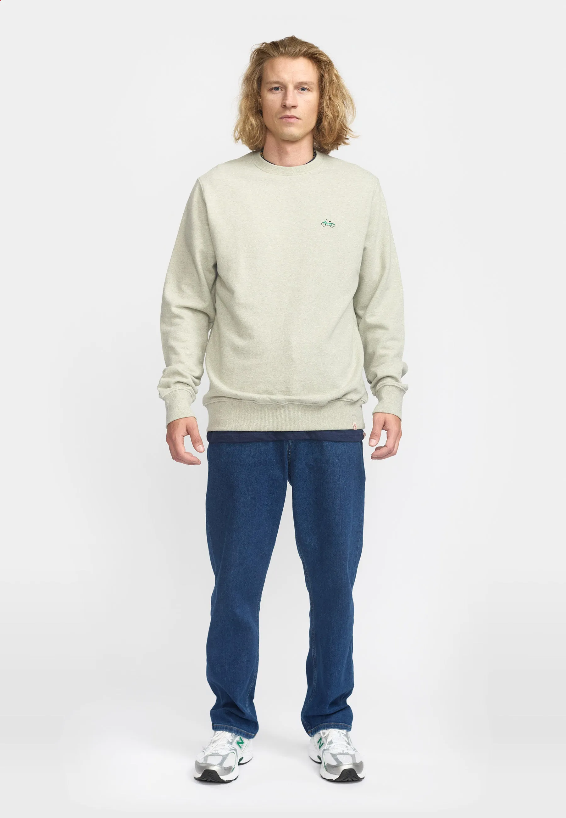 Application Sweatshirt / 2779 PUC - Lightgreen-melange sold by Revolution product image thumbnail 4