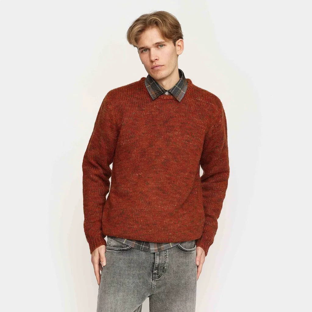 Knit Sweater / 6528 - Darkred sold by Revolution
