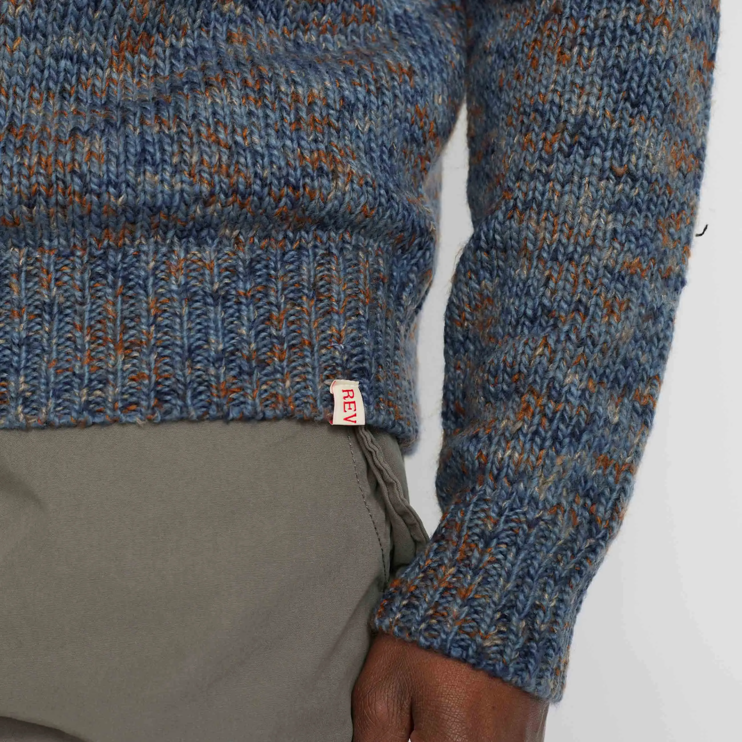 Knit Sweater / 6528 - Blue sold by Revolution product image thumbnail 3