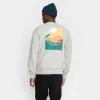 Printed Crewneck / 2780 HOR - Grey-melange sold by Revolution