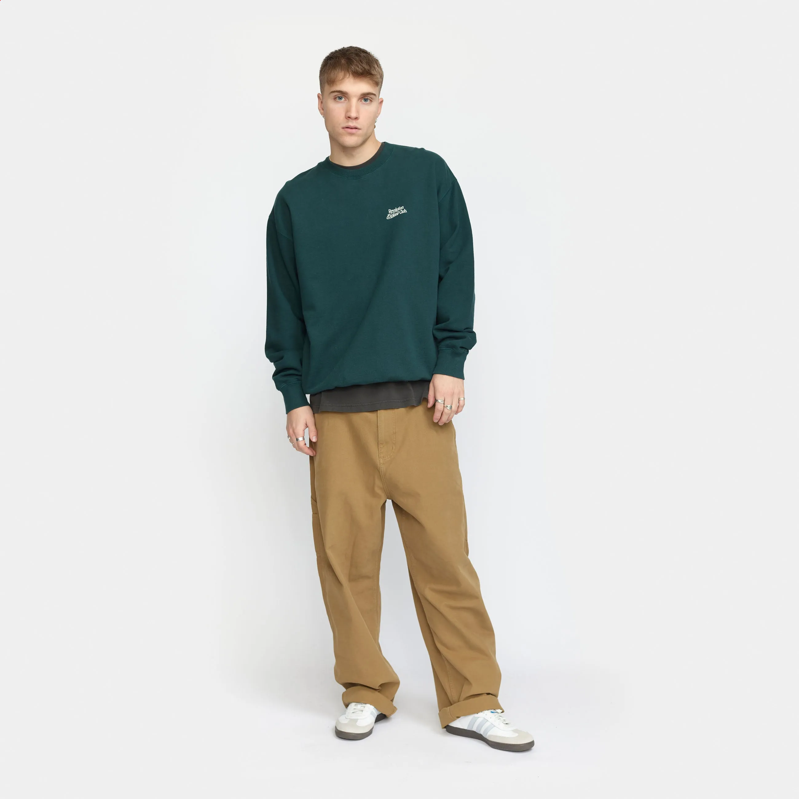 Printed Crewneck / 2780 HOR - Darkgreen sold by Revolution product image thumbnail 5