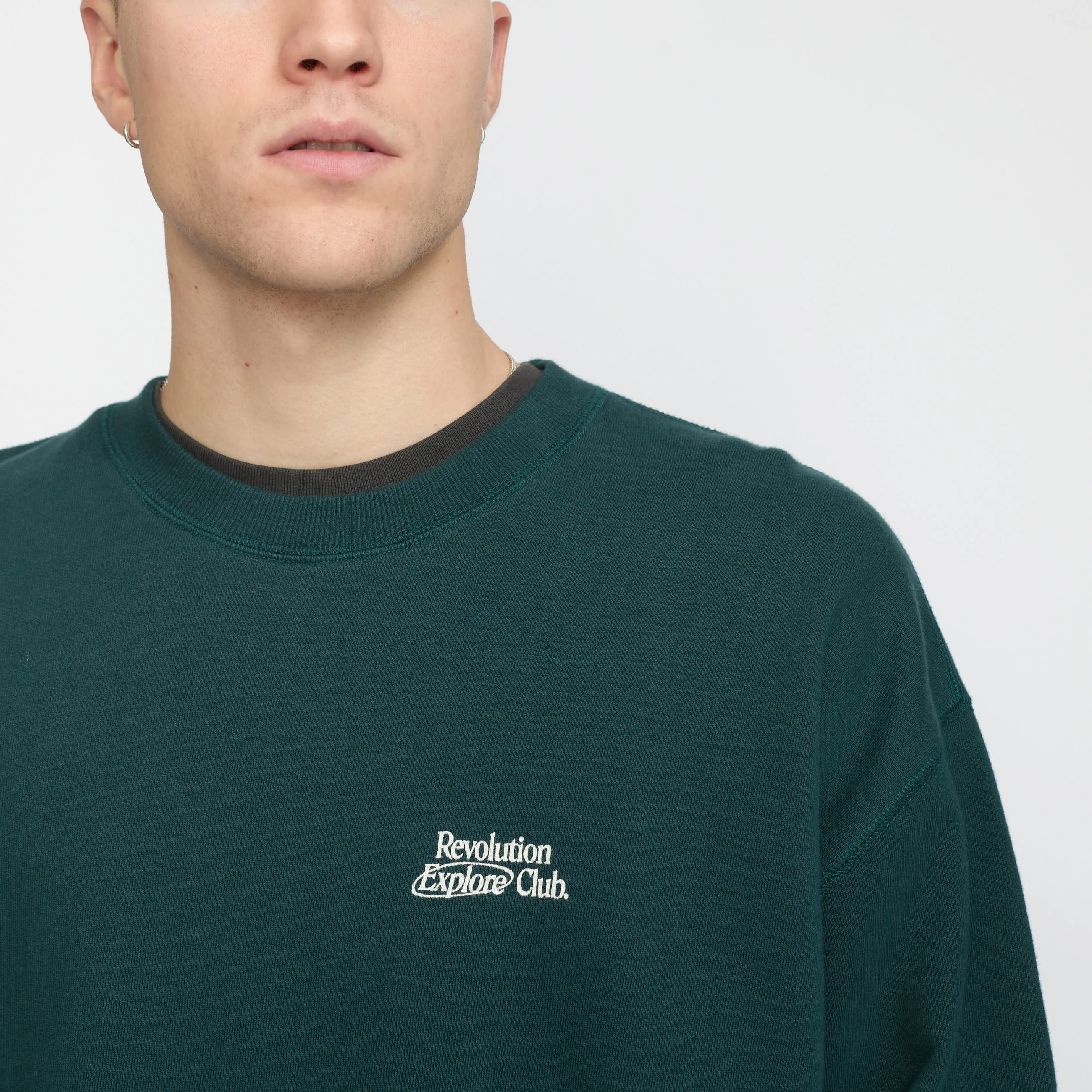 Printed Crewneck / 2780 HOR - Darkgreen sold by Revolution