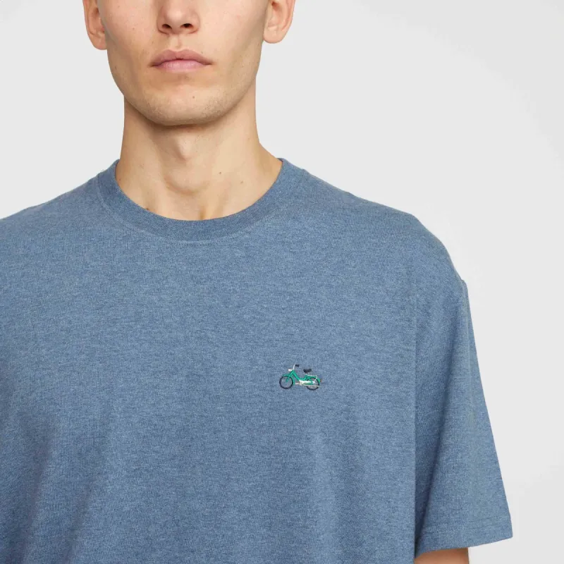 Application T-Shirt / 1378 PUC - Blue-melange sold by Revolution