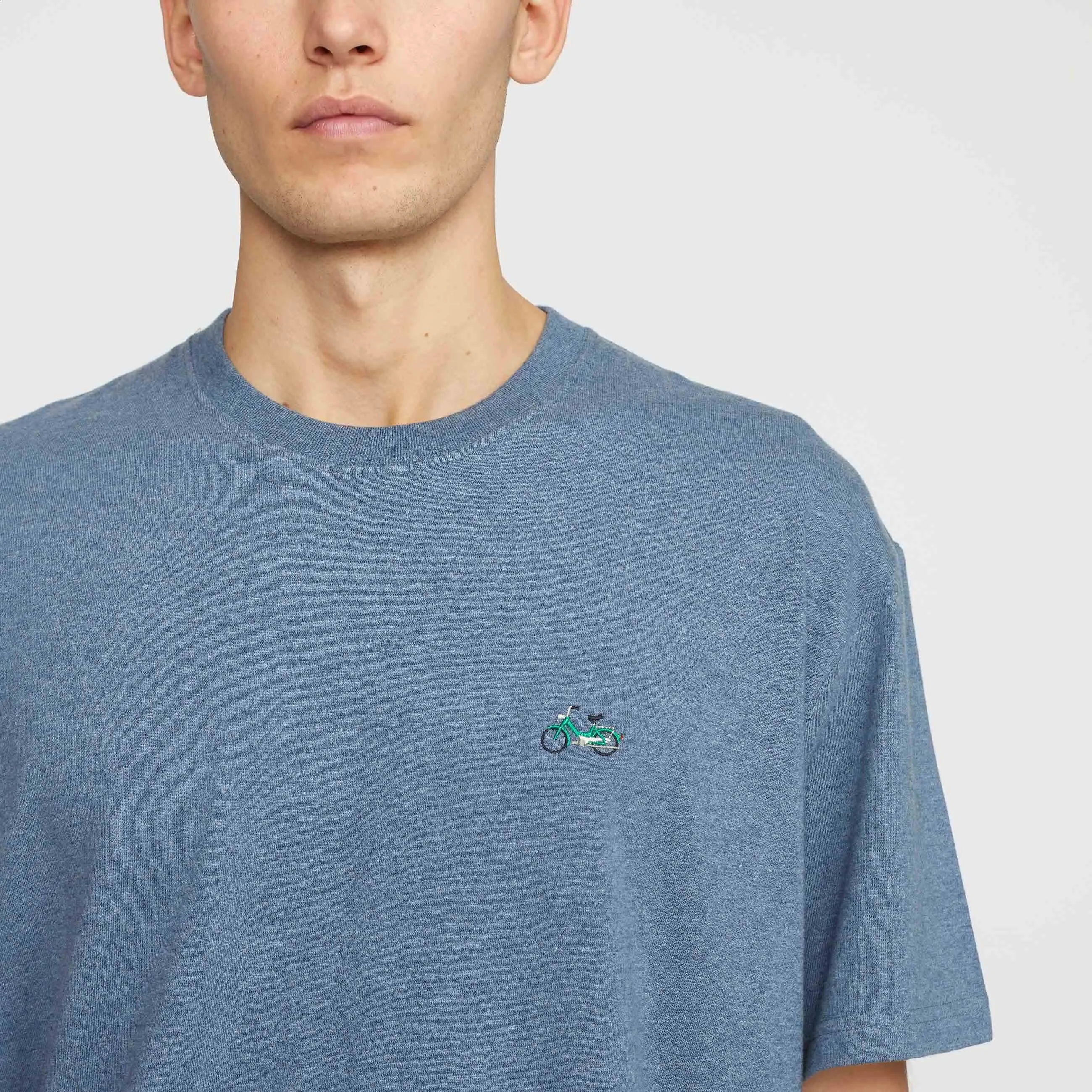 Application T-Shirt / 1378 PUC - Blue-melange sold by Revolution