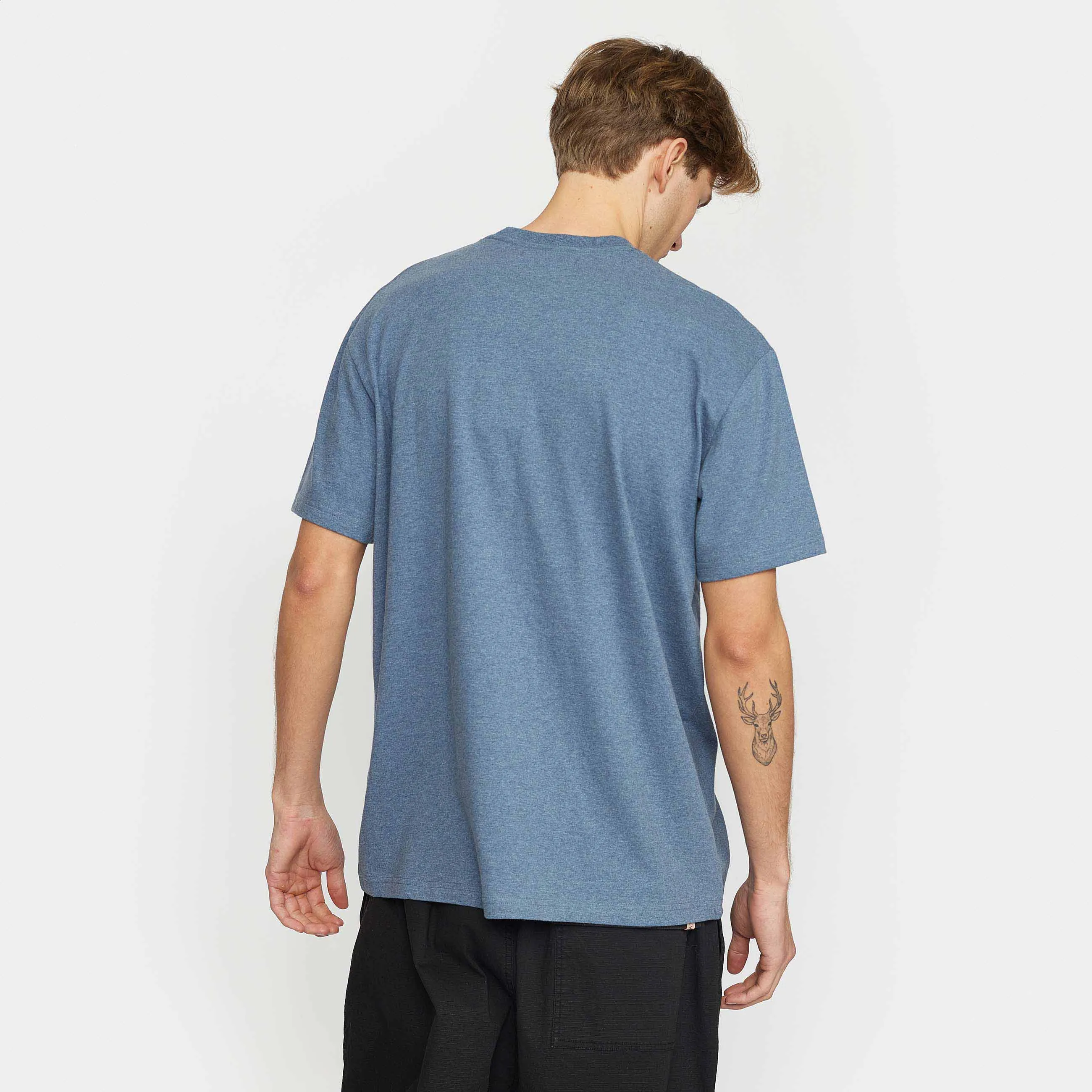 Application T-Shirt / 1378 PUC - Blue-melange sold by Revolution product image thumbnail 5