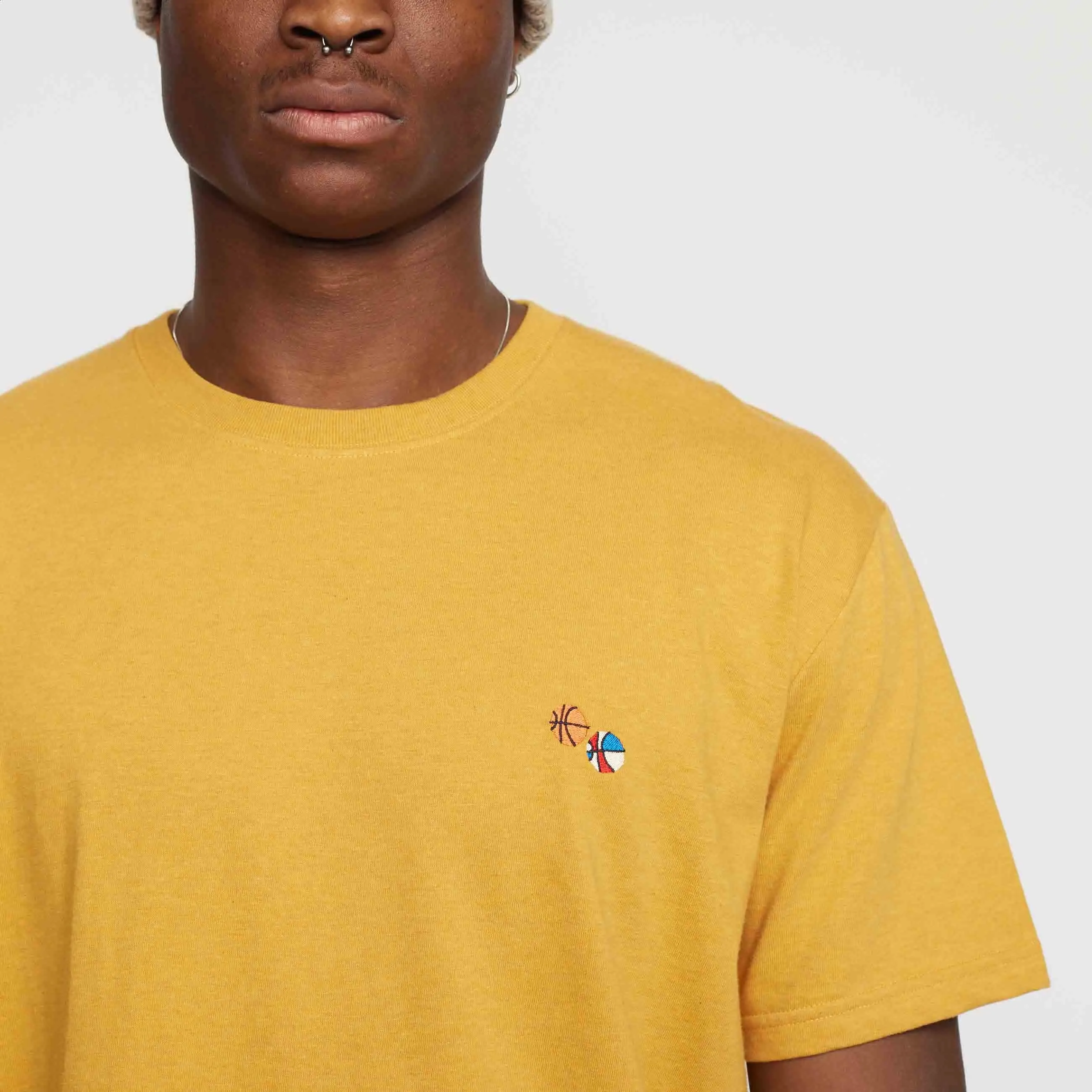 Application T-Shirt / 1378 BAS - Yellow-melange sold by Revolution