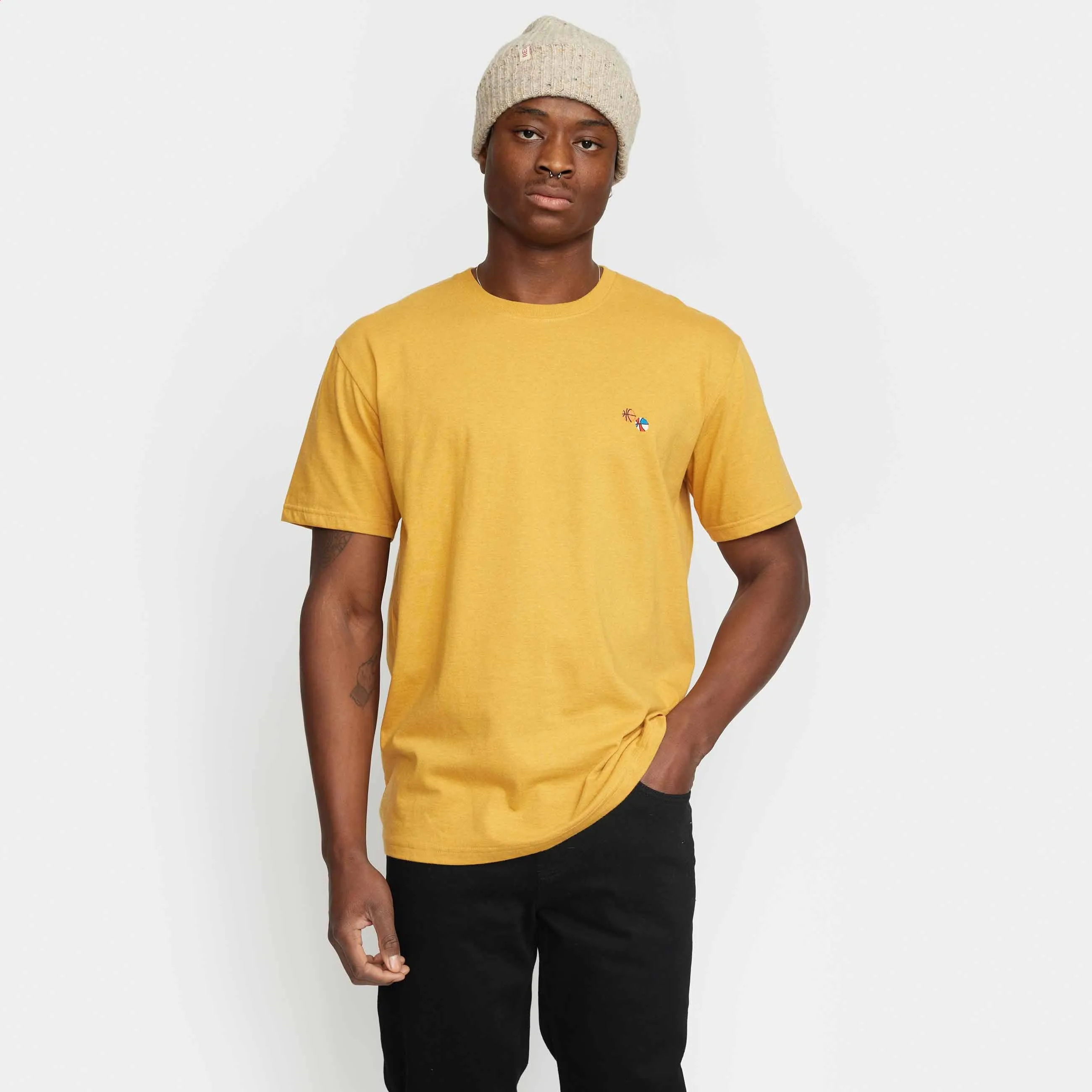 Application T-Shirt / 1378 BAS - Yellow-melange sold by Revolution product image thumbnail 3