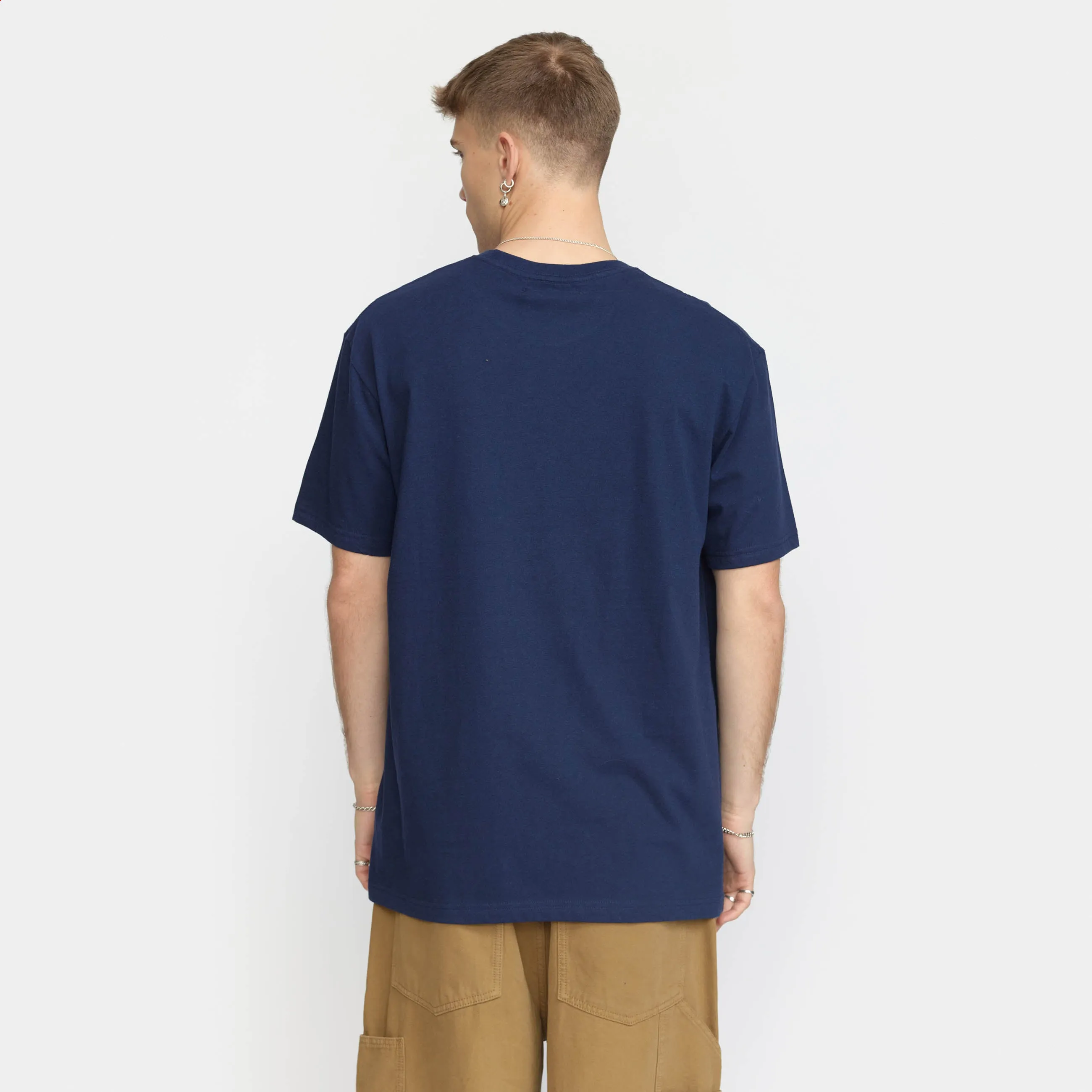 Application T-Shirt / 1378 BAS - Navy-melange sold by Revolution product image thumbnail 4